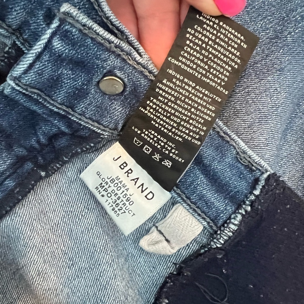 J BRAND Blue Mama J Maternity Jeans - Picture 13 of 16
